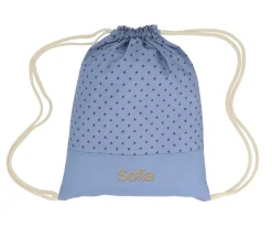 Mochila Saco Mini Star Blue Personalizable