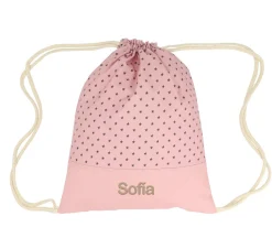 Mochila Saco Mini Star Pink Personalizable