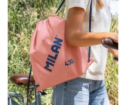 Mochila Saco Personalizable Colección 430 Since 1918 Rosa