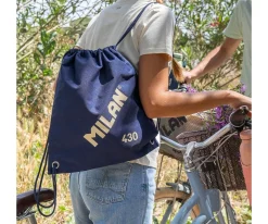 Mochila Saco Personalizable Colección 430 Since 1918 Azul Marino