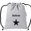 Mochila Saco Personalizada Estrella Negra