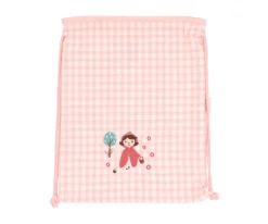 Mochila Saco Vichy Little Red Personalizable