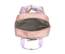 Mochila Square Pattern Party Rose / Lilac Personalizable