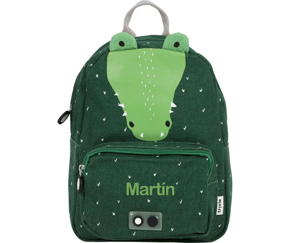 Mochila Trixie GRANDE Crocodile con Llavero Personalizado