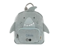 Mochila Trixie GRANDE Mr. Shark con Llavero Personalizado