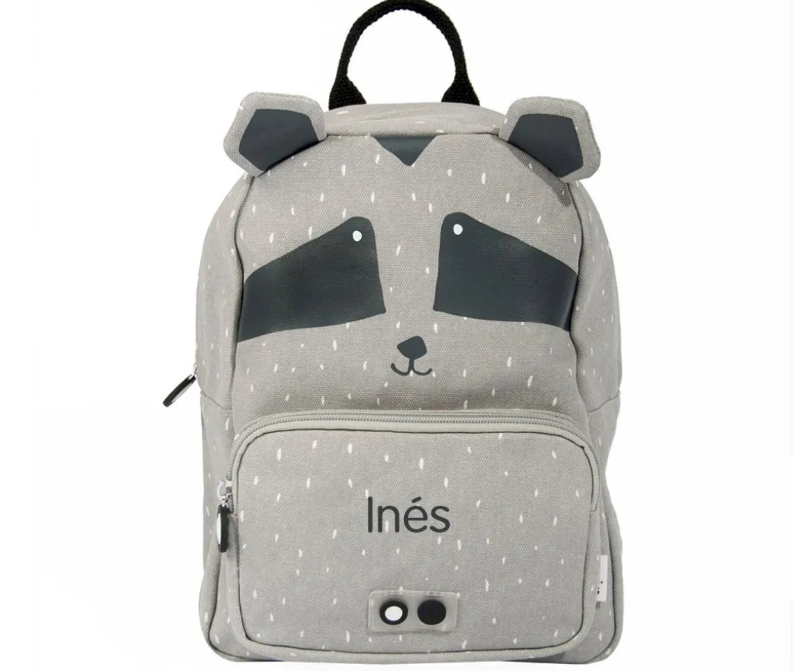 Mochila Trixie GRANDE Mr. Racoon con Llavero Personalizado