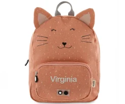 Mochila Trixie GRANDE Mr. Cat con Llavero Personalizado