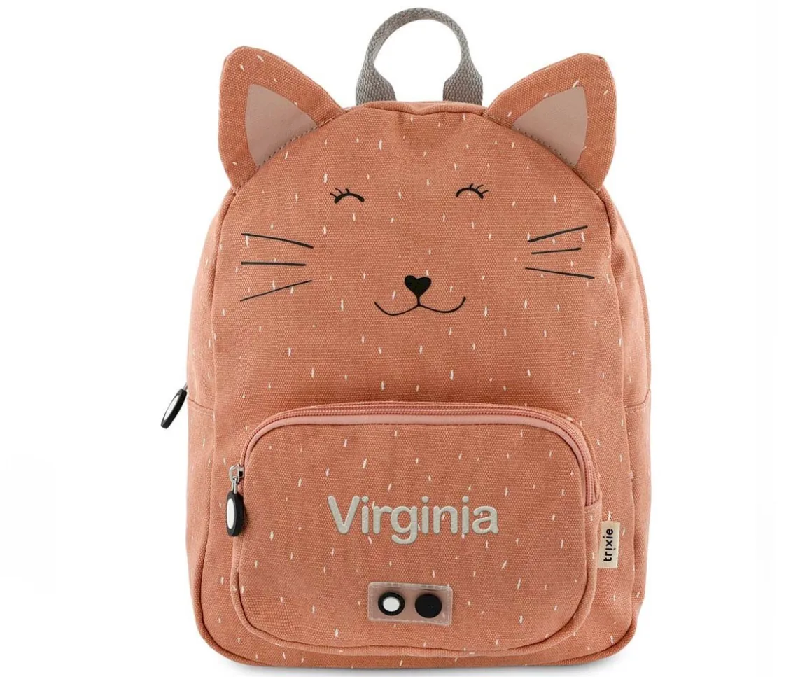 Mochila Trixie GRANDE Mr. Cat con Llavero Personalizado
