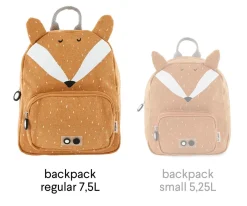 Mochila Trixie GRANDE Mr.Fox con Llavero Personalizado