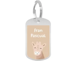 Mochila Trixie GRANDE Mrs. Giraffe con Llavero Personalizado