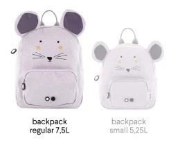 Mochila Trixie GRANDE Mrs. Mouse con Llavero Personalizado