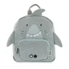 Mochila Trixie PEQUEÑA Mr. Shark con Llavero Personalizado