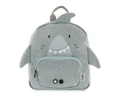Mochila Trixie PEQUEÑA Mr. Shark con Llavero Personalizado