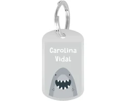 Mochila Trixie PEQUEÑA Mr. Shark con Llavero Personalizado