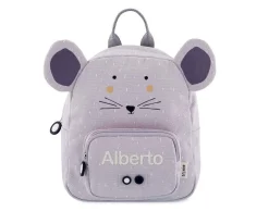 Mochila Trixie PEQUEÑA Mrs.Mouse con Llavero Personalizado