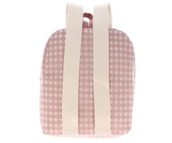 Mochila Vichy Rosa Personalizable