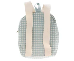 Mochila Vichy Verde Personalizable