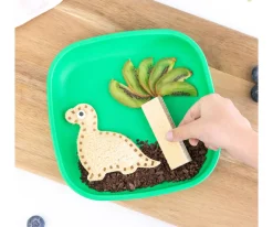 Moldeador y Cierre de Sándwich Dinosaurio Lunch Punch