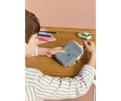 Monedero Infantil Billy Sage-Gris Metalizado