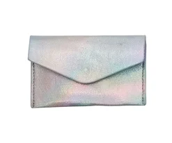 Monedero Metalizad Smile Plata