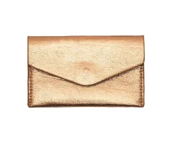 Monedero Metalizado Smile Dorado