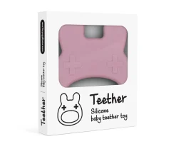 Mordedor Silicona Conejito Dusty Rose