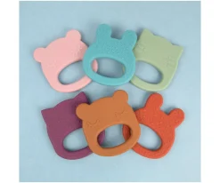 Mordedor Silicona Conejito Blue Dusk