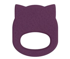 Mordedor Silicona Gato Plum