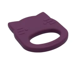 Mordedor Silicona Gato Plum