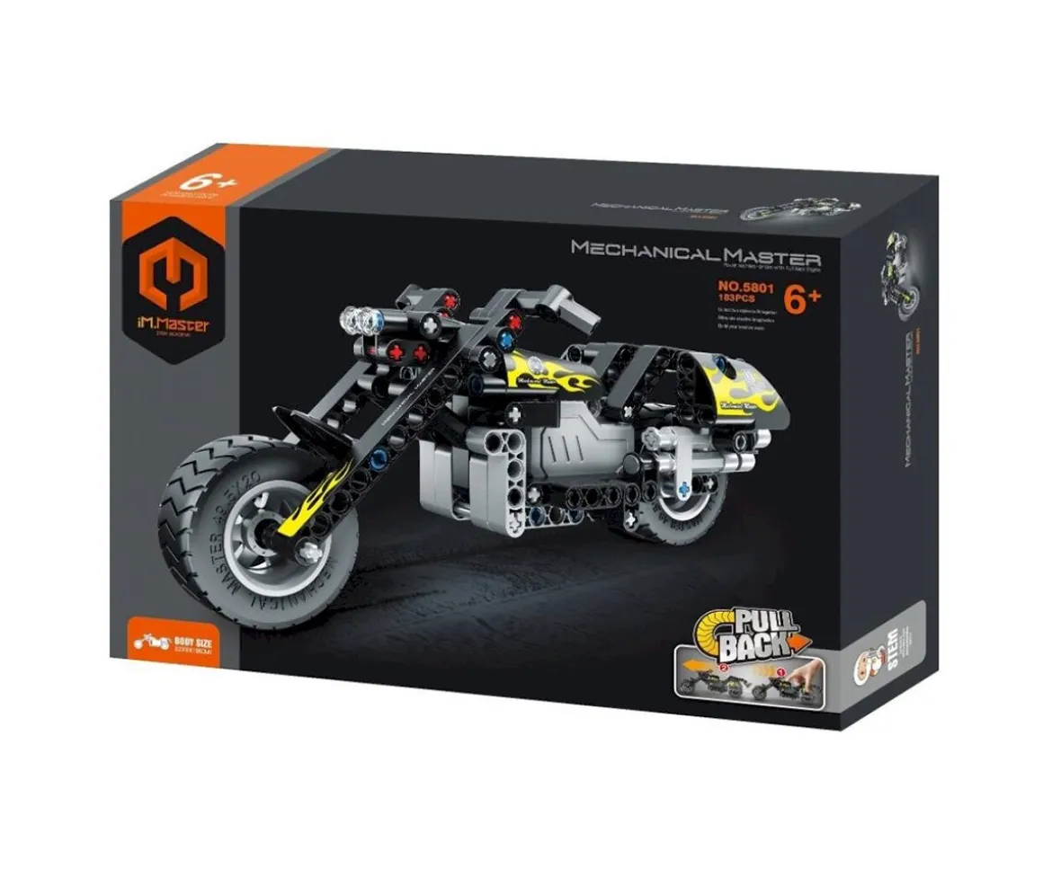 Motocicleta de Retroceso 183 Piezas