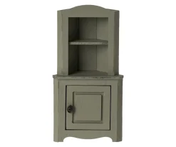 Mueble Esquinero en Miniatura Verde Claro