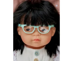 Muñeca Asiática con Gafas 38cm