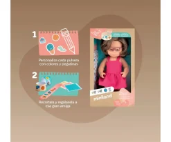 Muñeca Caucásica Síndrome con Gafas 38 cm My Friends & Me