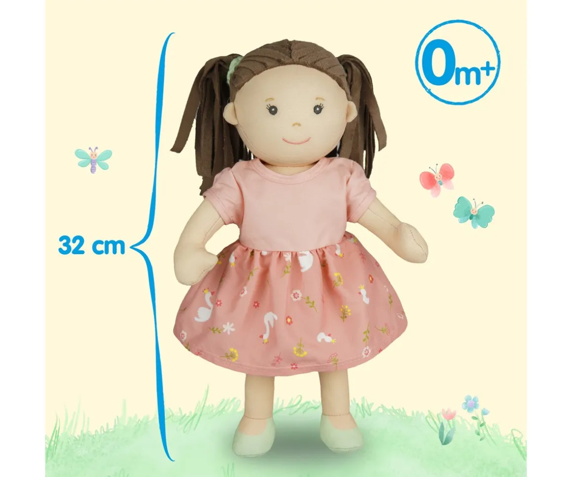 Muñeca de Tela Lucie con Vestido`Personalizable 32 cm