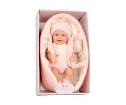 Muñeca Elegance Gadi Rosa con Capazo 33 cm