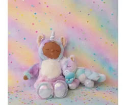 Muñeco Dinkum Cozy Unicorn Stardust Rainbow