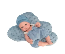 Muñeco Gordi con Pelele Azul y Cojín Nube Azul