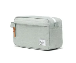 Neceser Chapter Travel Kit Iceberg Green Crosshatch