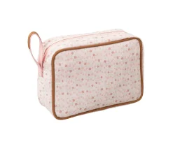 Neceser de Viaje Impermeable Flores Personalizable