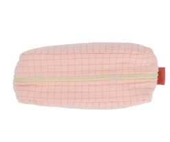 Neceser Grande Nordic Check Blush Personalizable