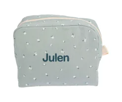Neceser Grande Petite Fleur Vert Personalizable
