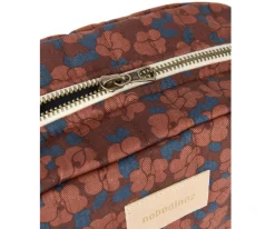 Neceser Impermeable Hyde Park Maroon Poppies