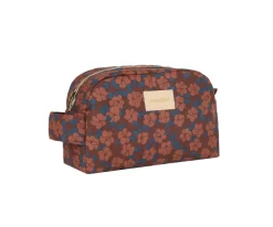 Neceser Impermeable Hyde Park Maroon Poppies