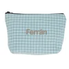 Neceser Infantil Nordic Check Blue Personalizable