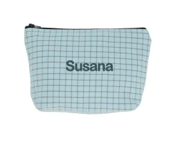 Neceser Infantil Nordic Check Blue Personalizable