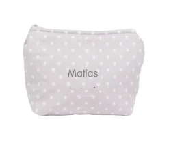 Neceser Infantil Personalizado Classic Star Gris