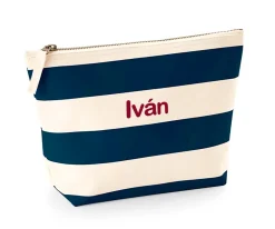Neceser Nautical Natural-Navy Personalizable