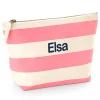 Neceser Pequeño Nautical Natural-Pink Personalizable