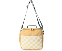 Nevera Rígida Stripes Yellow Chess Personalizable