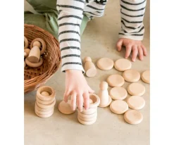 Nins con Anillas y Monedas Natural